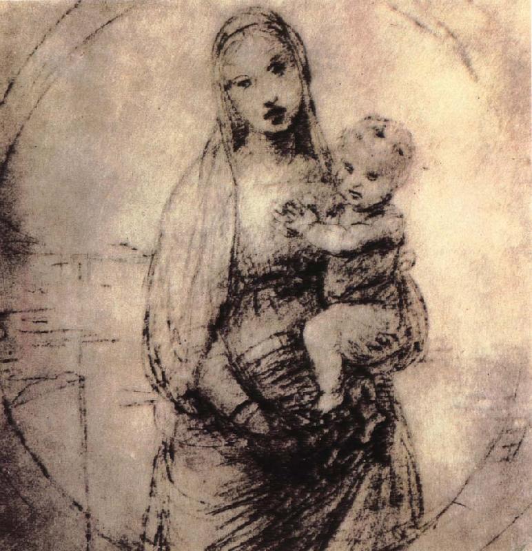 RAFFAELLO Sanzio The virgin mary